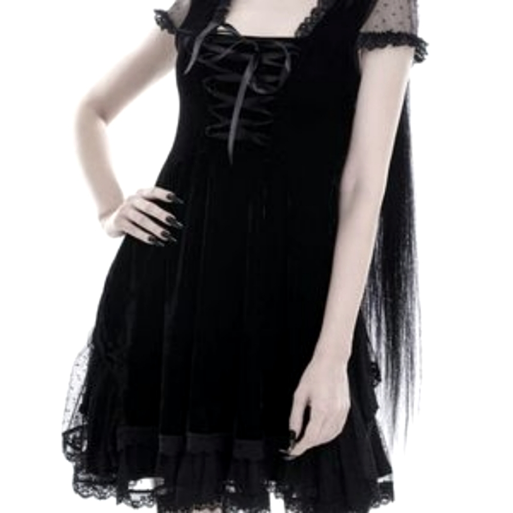 Killstar Delora Velvet Dress